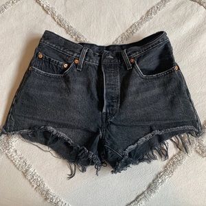 Levi’s High Rise Denim Shorts